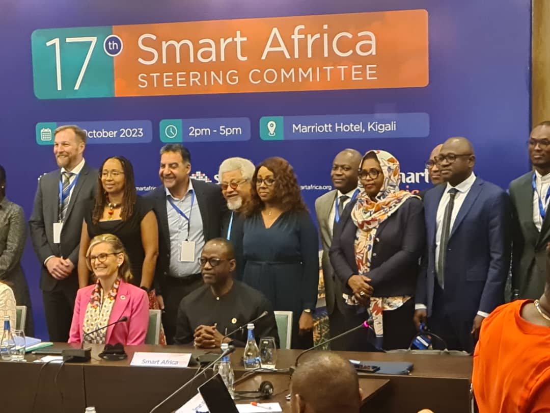 Laurence NDONG à la 17e réunion du Comité de Pilotage (SteerCo) de Smart Africa; Credit: 